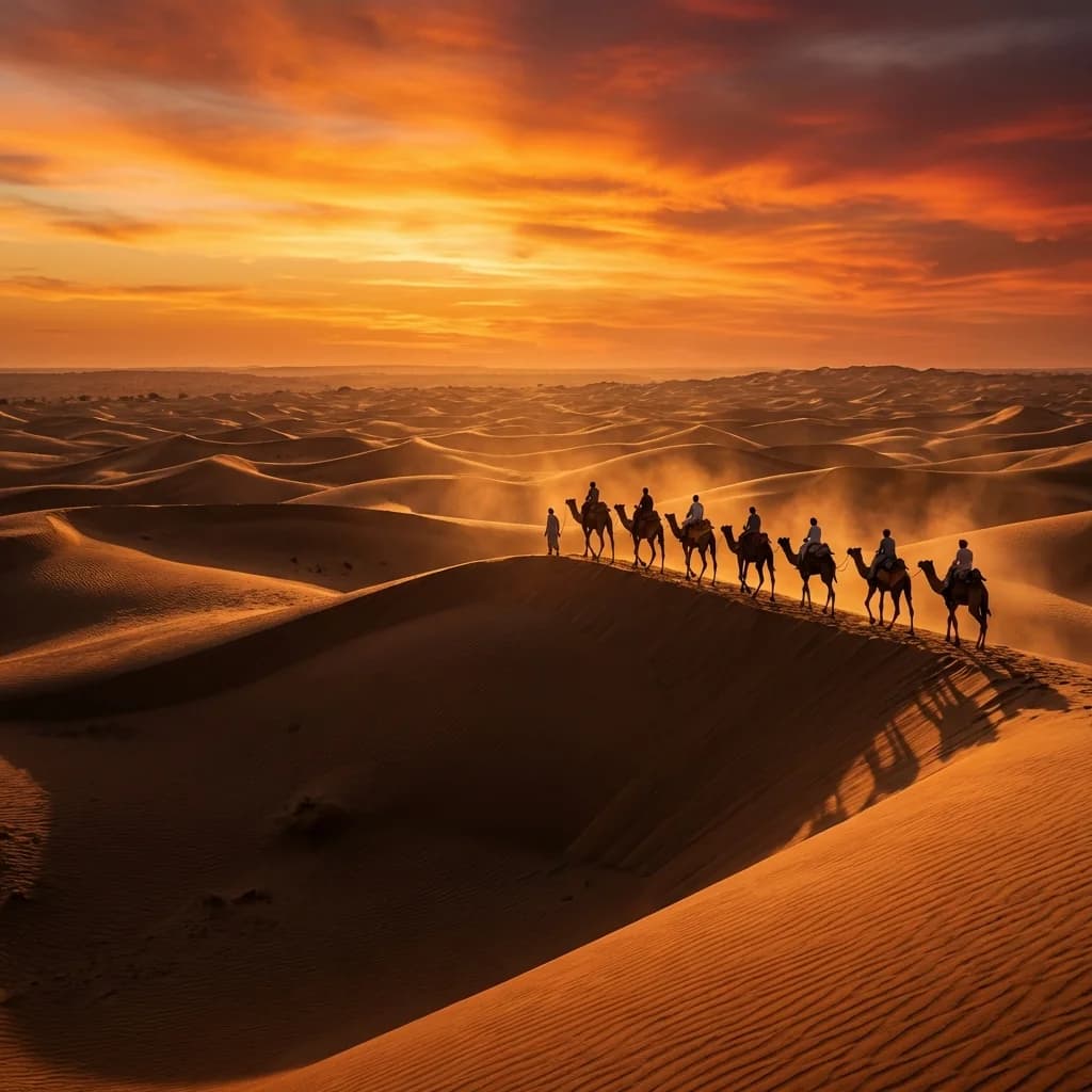 CamelThar Desert